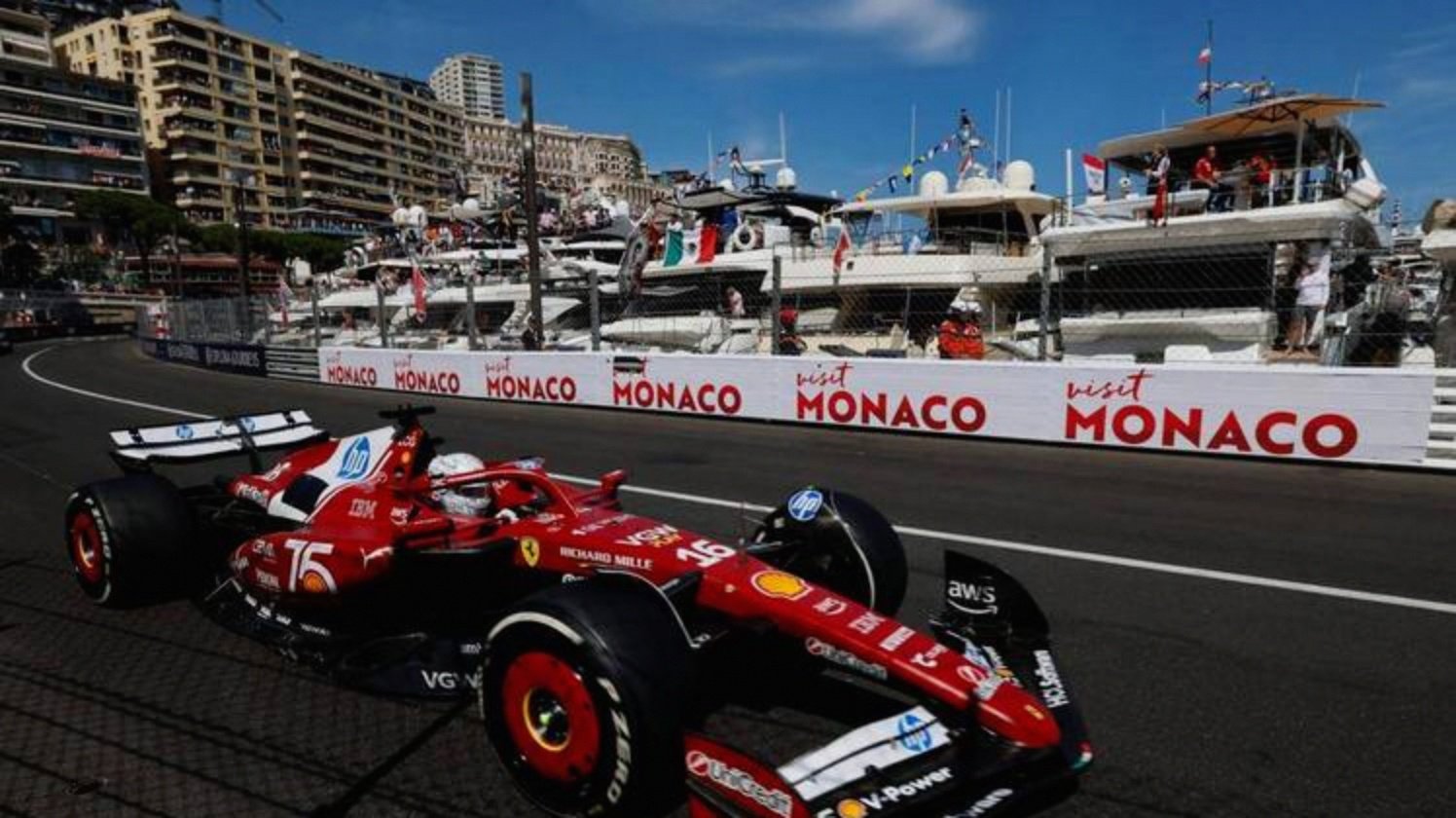 法拉利逆转红牛车队，勒克莱尔统治全场